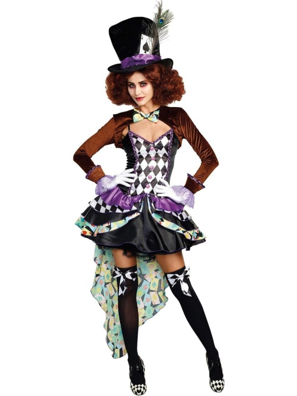 Whimsical Adult Mad Hatter Costume for Women | Fun Halloween Outfit